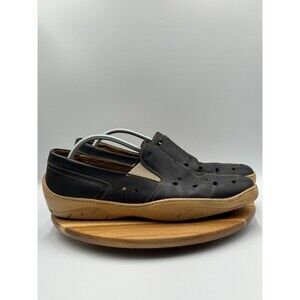 MICHAEL TOSCHI Pasitano 8347 Made In Italy Mens Driving Shoes Size 15 Black Calf